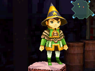 Yellow Cone Hat in Final Fantasy Crystal Chronicles: Ring of Fates.