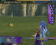 Shiva in Critical in Final Fantasy X.