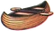 Artwork of the canoe.