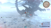 Dread Behemoth ice attack from FFXV