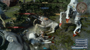 Razor Edge Glaive Art in FFXV