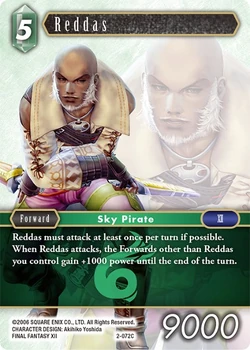 Reddas [2-072C] Opus series card.