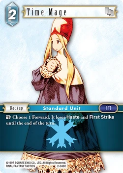 Time Mage [2-040C] Opus series card.