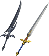 DFF2015 Cecil's Waxing Sword & Waning Sword