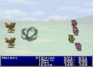 Stun1 cast on the enemy party in Final Fantasy II (PS).
