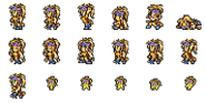 Set of Rikku's Final Fantasy X-2 sprites.