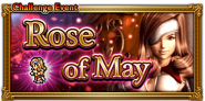 Global event banner for "Rose of May".
