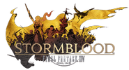 Final Fantasy XIV: Stormblood logo without Japanese text.