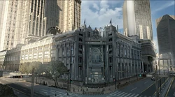 A building.