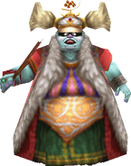 Brahne's appearance in the game.