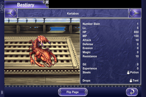 Final Fantasy 1: Bestiary With Maps · All monster locations