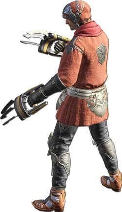 Pugilist render for the original Final Fantasy XIV.