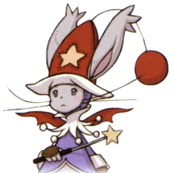 A moogle as a Time Mage in Final Fantasy XII: Revenant Wings.