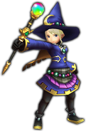 Black Mage em Final Fantasy Explorers.