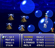 CleanSweep in Final Fantasy VI (SNES).