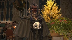 Tankin wearing the Ancients costume.