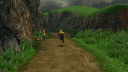 The road to Moonflow in Final Fantasy X.