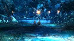Yuna & Tidus Macalania Pond.jpg