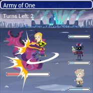 In-game in Final Fantasy Airborne Brigade.