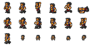 Set of Raijin's sprites.