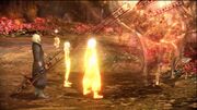 Serah and noel step into time gate