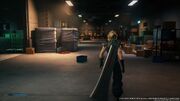 Shinra Building Parking Lot from FFVII Remake