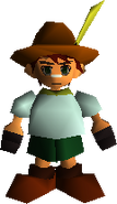 Field model from Final Fantasy VII.