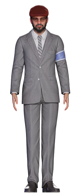 Damon from FFVII Remake render