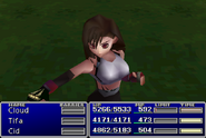 Tifa using Manipulate in Final Fantasy VII.