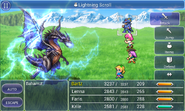 Lightning Scroll in Final Fantasy V (iOS/Android).