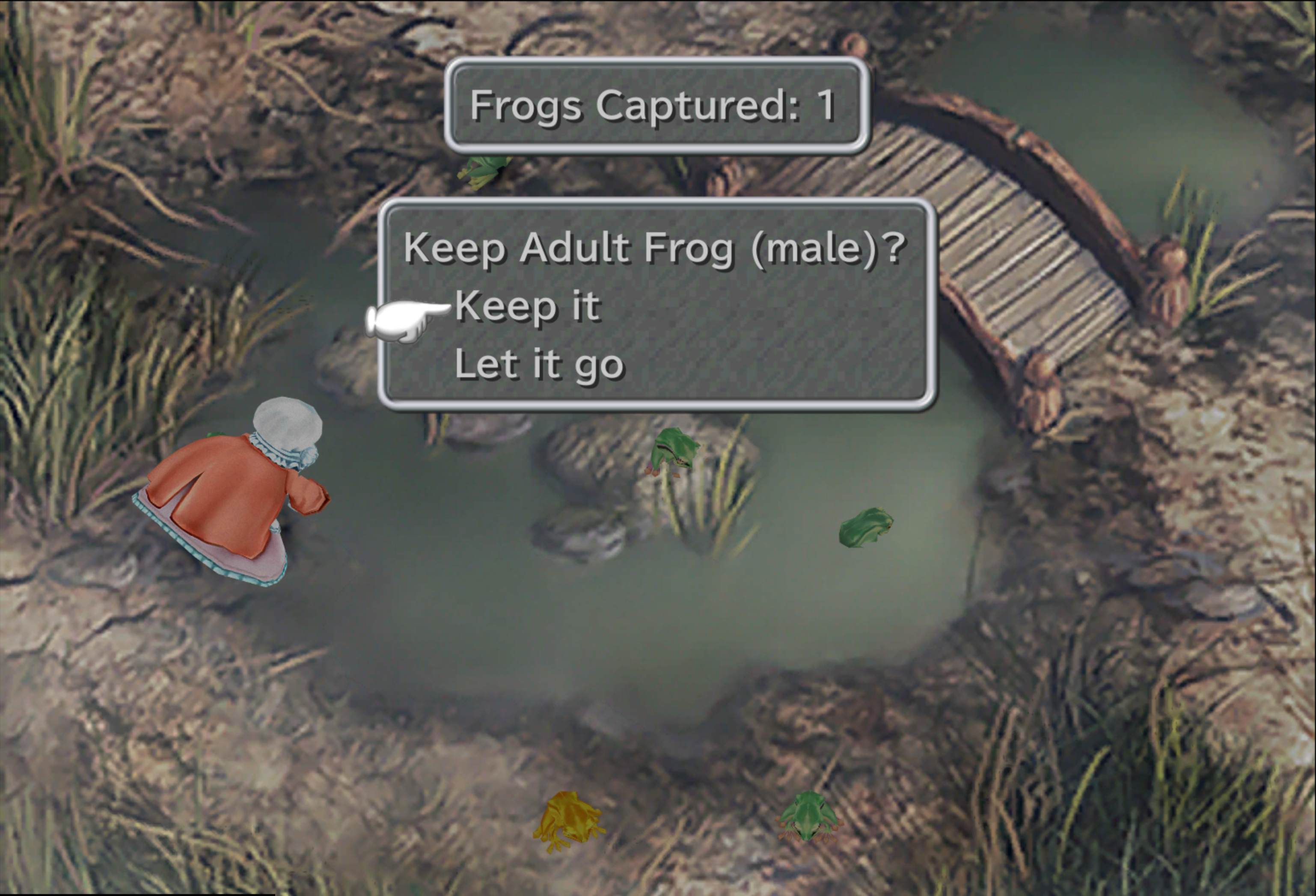 Frog catching, Final Fantasy Wiki