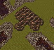 Cave on the Veldt on the world map (SNES).