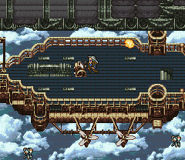 Battle over the Floating Continent (SNES).