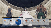 Final Fantasy VII Rebirth Party menu