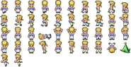Sprite sheet of Sabin (Mobile/PC).