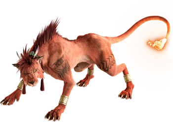Red XIII from FFVII Rebirth promo render