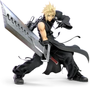 SSBU Cloud Strife render 002