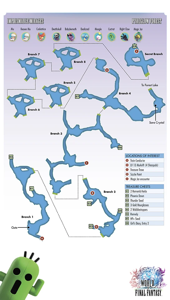 WoFF Pyreglow Forest Map