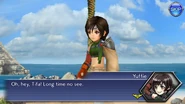 Yuffie stole a materia from Tifa.