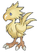 Chocobo artwork from the Dawn of Souls remake.