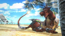 Home Wallpaper Seaside Aloha from FFVIIEC