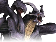 A close up view of Bahamut.