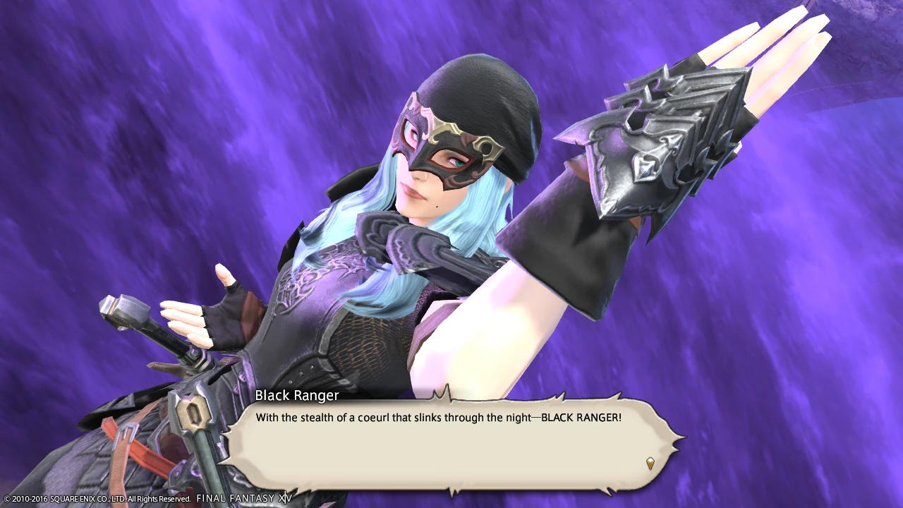 Black Ranger from FFXIV