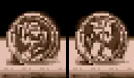 The coin's two sides, Edgar and Sabin, in the ending sequence.