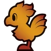 Magic: The Gathering — FINAL FANTASY Commander set (FIC) expansion symbol, featuring the side profile of a chocobo.