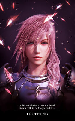 My drawing of Lightning from Final Fantasy XIII in colored pencil