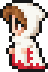 Female White Mage in Pictlogica Final Fantasy.