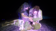 Ardyn alucina e é forçado a matar Aera por Somnus em Episode Ardyn.