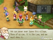 The villagers gathered.