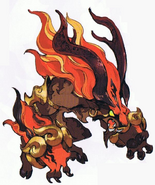 Ifrit concept art.